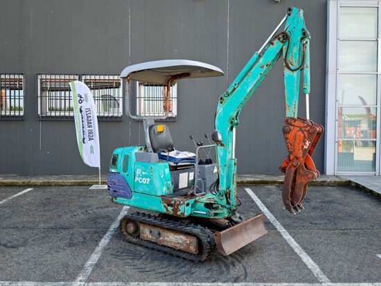 ✅ Escavatore Cingolato con Pinza KOMATSU PC07-2 Stato Originale,  Motore Diesel a 3 Cilindri, 1190 Ore Di Lavoro, Cingoli nuovi, Ottime Condizioni! 